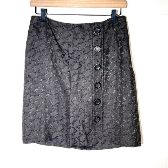 Ann Taylor Brown A line business casual skirt size 4P 4 Petite B89 - Picture 1 of 4
